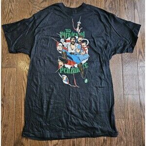 The Pirates Of Penzance Broadway Vintage T-Shirt Sz L Black Single Stitch 1980s